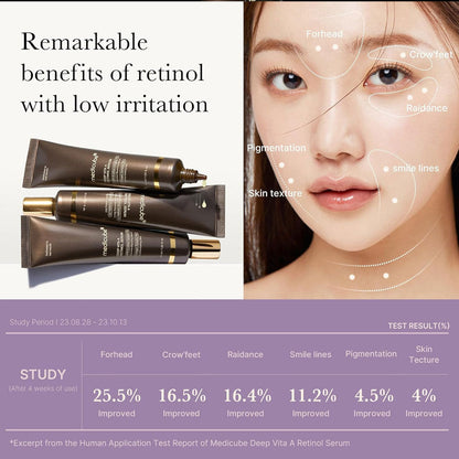 MEDICUBE - Deep Vita A Retinol Serum - 30ml