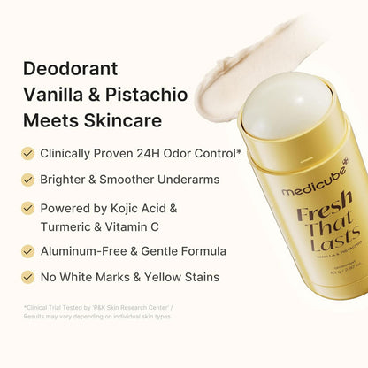 MEDICUBE - Vanilla & Pistacho Deodorant - 83g