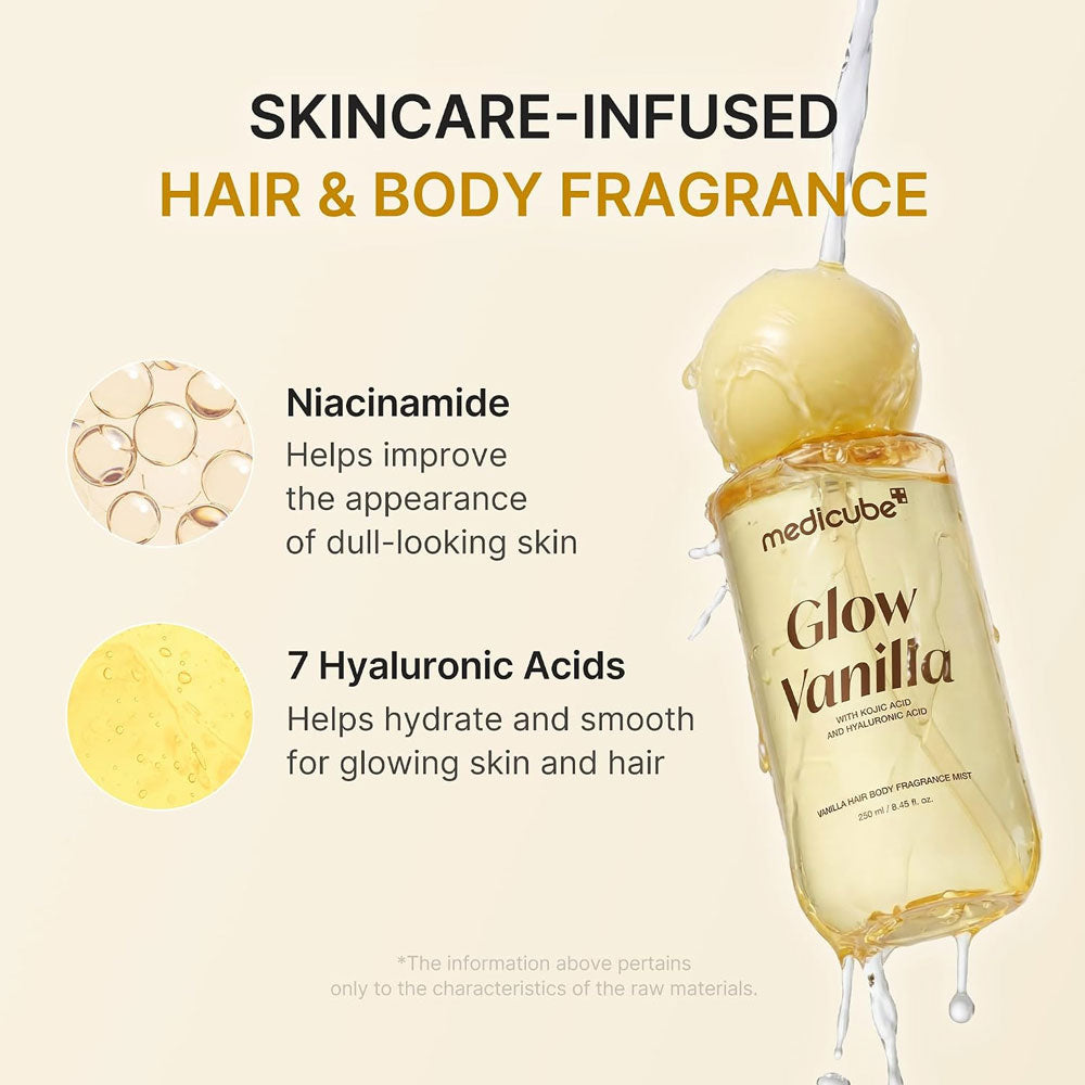 MEDICUBE - Glow Vanilla Hair & Body Fragrance Mist - 100ml