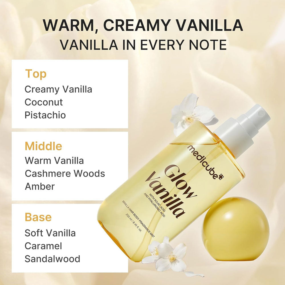 MEDICUBE - Glow Vanilla Hair & Body Fragrance Mist - 100ml