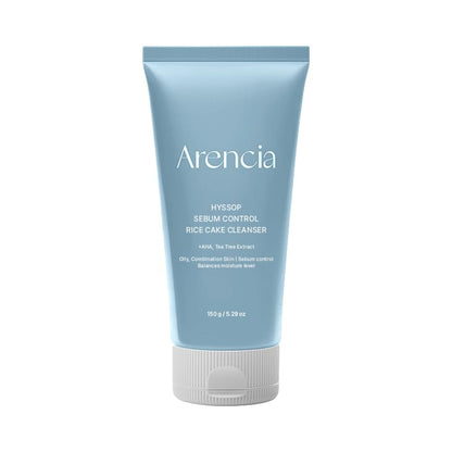 Arencia Hyssop Sebum Control Rice Cake Cleanser 150g