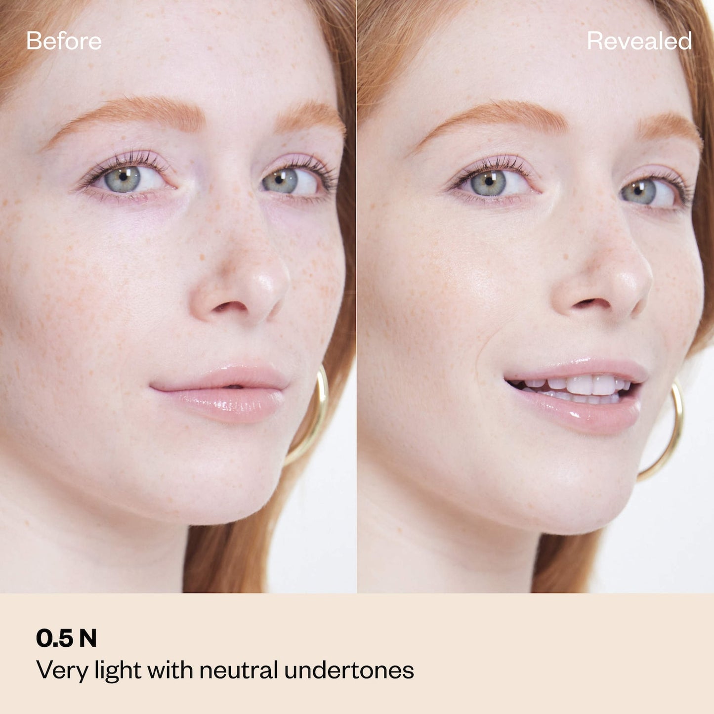 KOSAS - Revealer Super Creamy + Brightening Concealer with Caffeine and Hyaluronic Acid - 0.5N