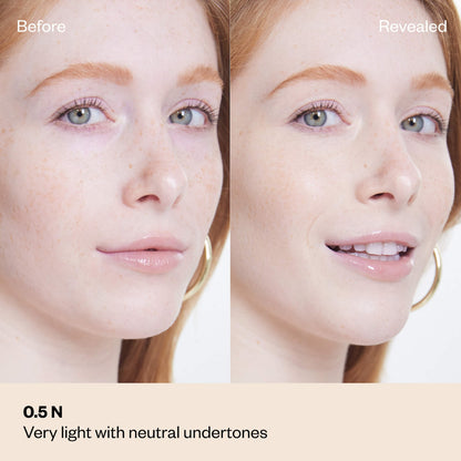 KOSAS - Revealer Super Creamy + Brightening Concealer with Caffeine and Hyaluronic Acid - 0.5N
