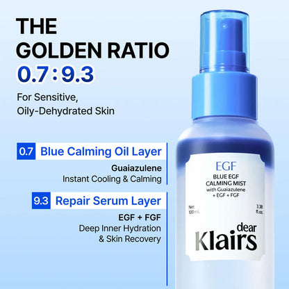 Dear Klairs - Blue EGF Calming Mist - 100ml