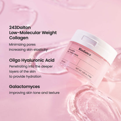 BIODANCE - Collagen Gel Toner Pads