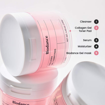 BIODANCE - Collagen Gel Toner Pads