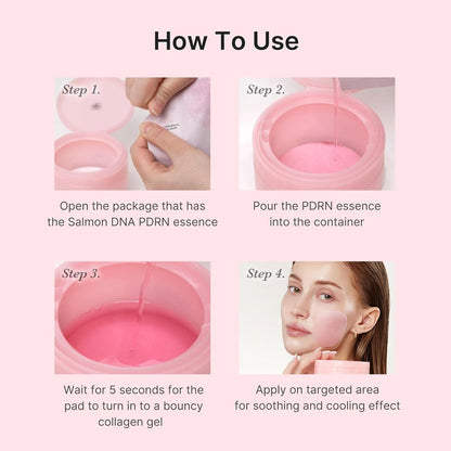 MEDICUBE - PDRN Pink Collagen Toning Gel Toner Pad - 70 Pads