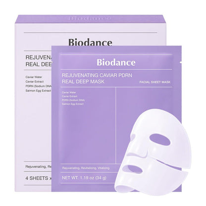 BIODANCE - Rejuvinating Caviar PDRN Real Deep Mask - (Single Sheet)