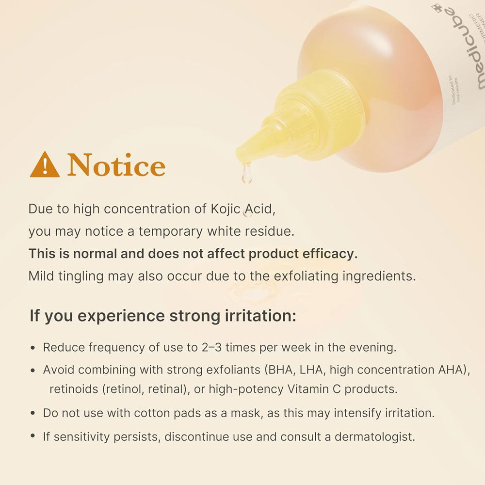 Medicube Kojic Acid Turmeric Resurfacing Toner 250ml