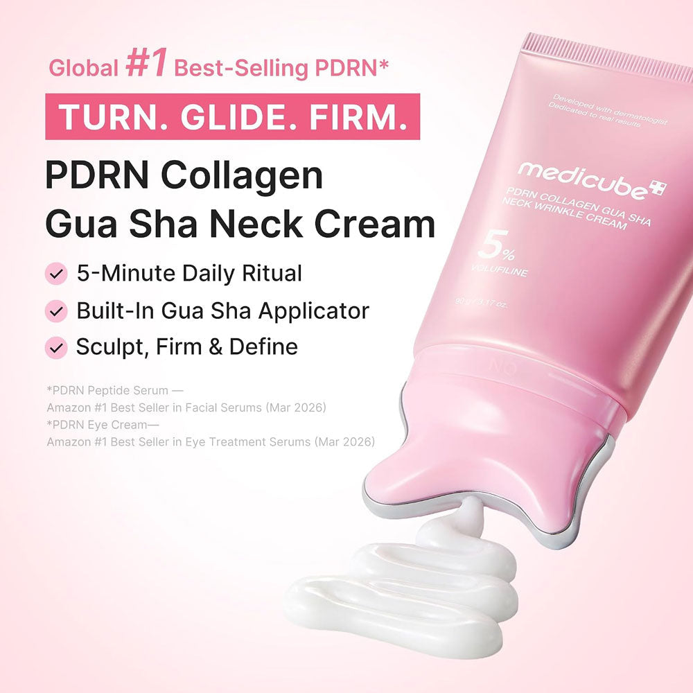 MEDICUBE - PDRN Collagen Gua Sha Neck Wrinkle Cream - 90g