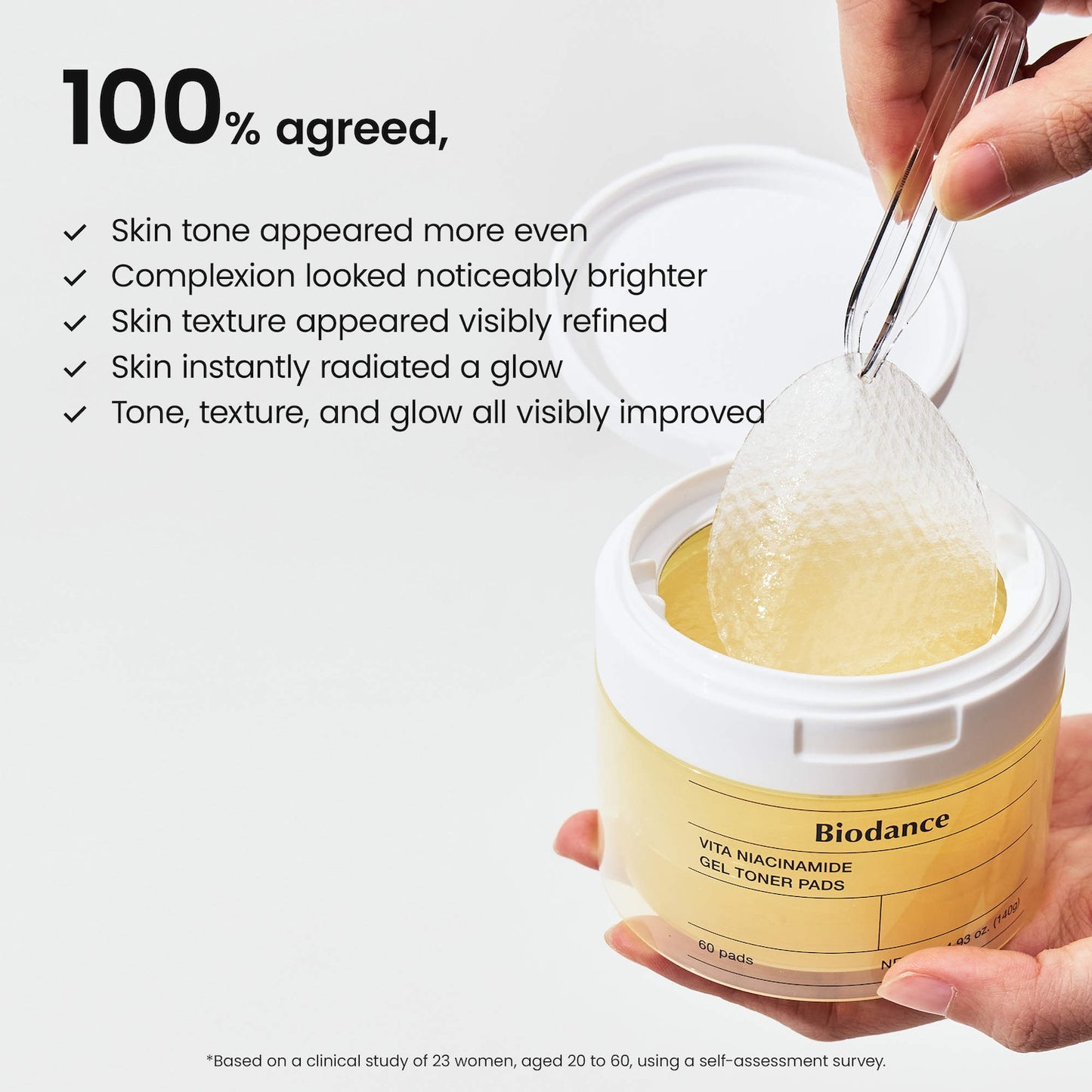 BIODANCE - Vita Niacinamide Gel Toner Pads