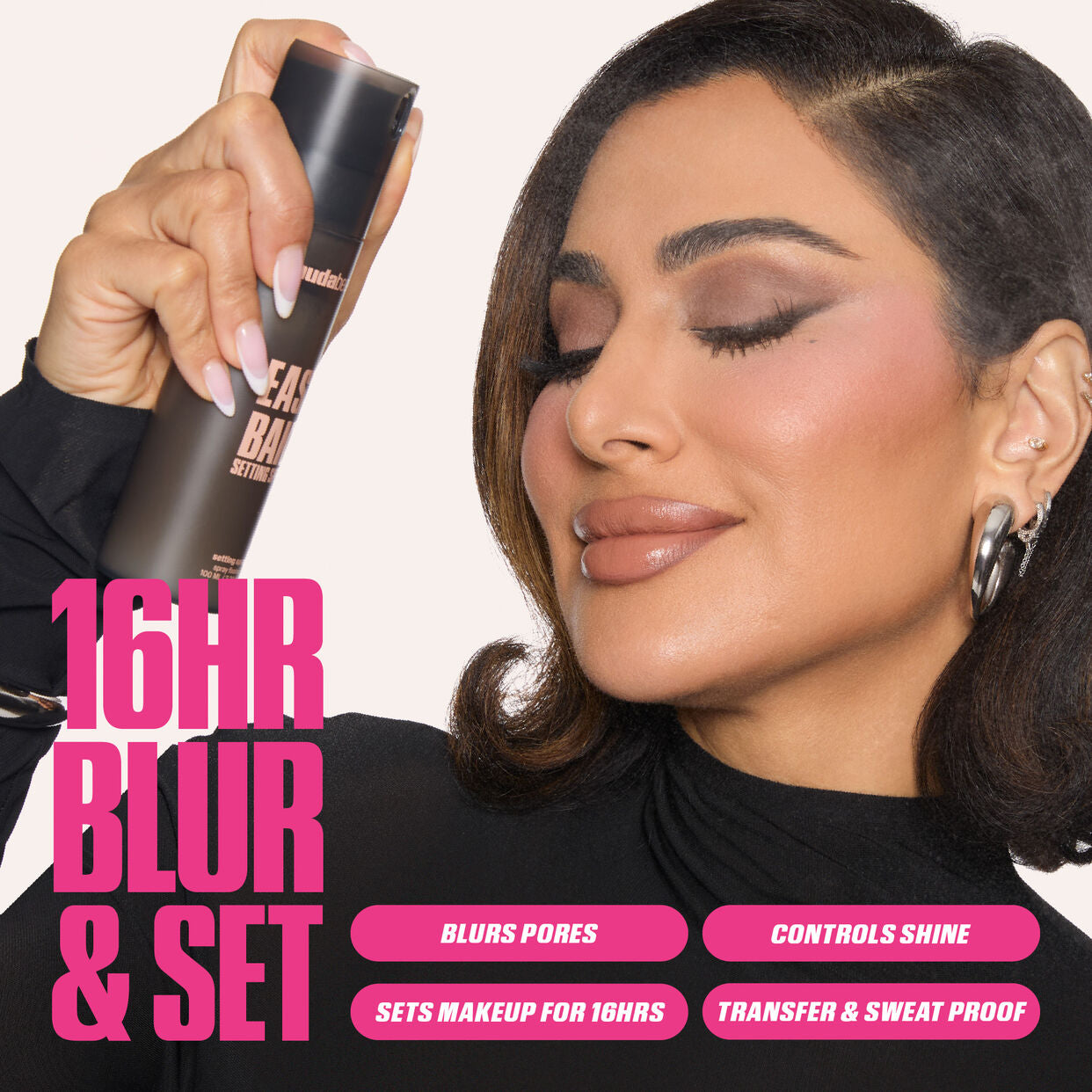 HUDA BEAUTY Easy Bake Setting Spray with 16-Hour Wear