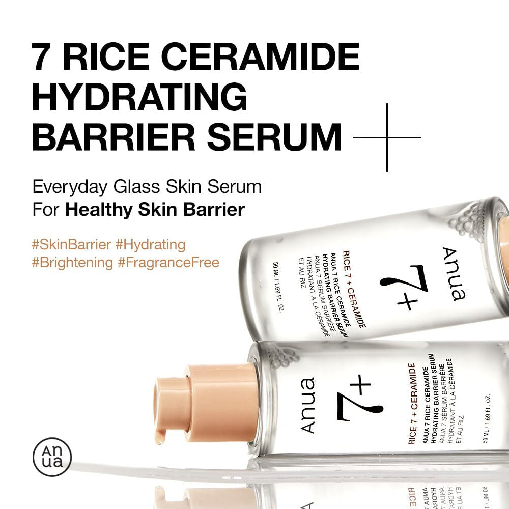 ANUA 7+ Rice Ceramide Hydrating Barrier Serum 50ml