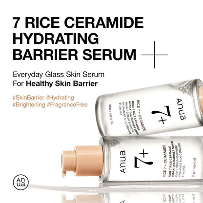ANUA 7+ Rice Ceramide Hydrating Barrier Serum 50ml