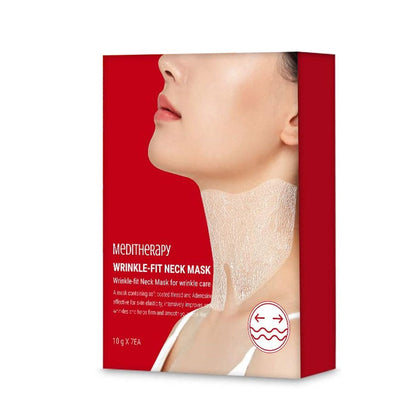 MEDITHERAPY - Wrinkle-Fit Neck Mask Set 10g x 7 sheets