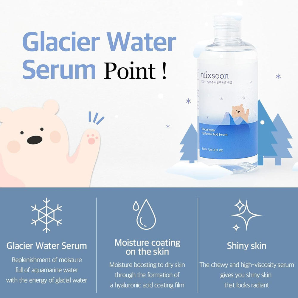 MIXSOON Glacier Water Hyaluronic Acid Serum 300ml