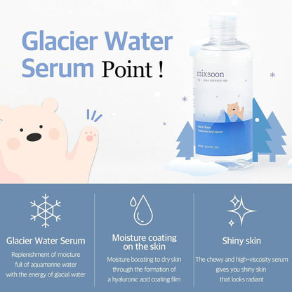 MIXSOON Glacier Water Hyaluronic Acid Serum 300ml