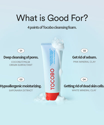 TOCOBO Coconut Clay Cleansing Foam 125ml