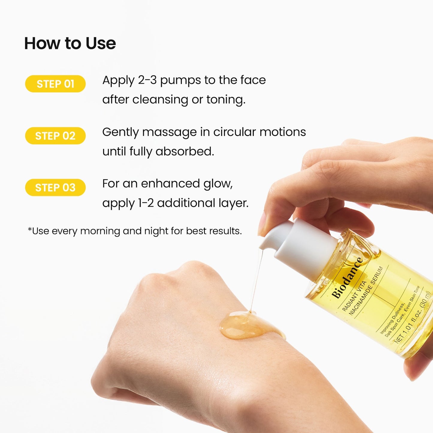 BIODANCE - Radiant Vita Niacinamide Serum