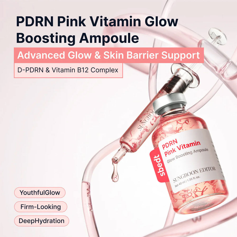 SUNGBOON EDITOR - PDRN Pink Vitamin Glow Boosting Ampoule - 40ml