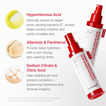 MEDICUBE - Hypochlorous Acid Daily Facial Spray - 125ml