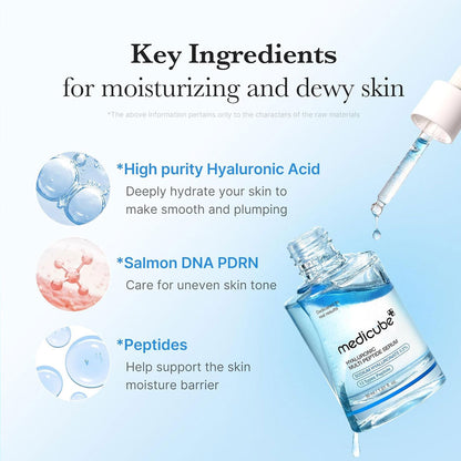 MEDICUBE - Hyaluronic Multi Peptide Serum - 30ml