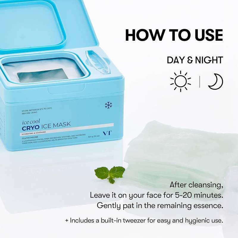 VT - ice cool Cryo Ice Mask - (30 sheets)