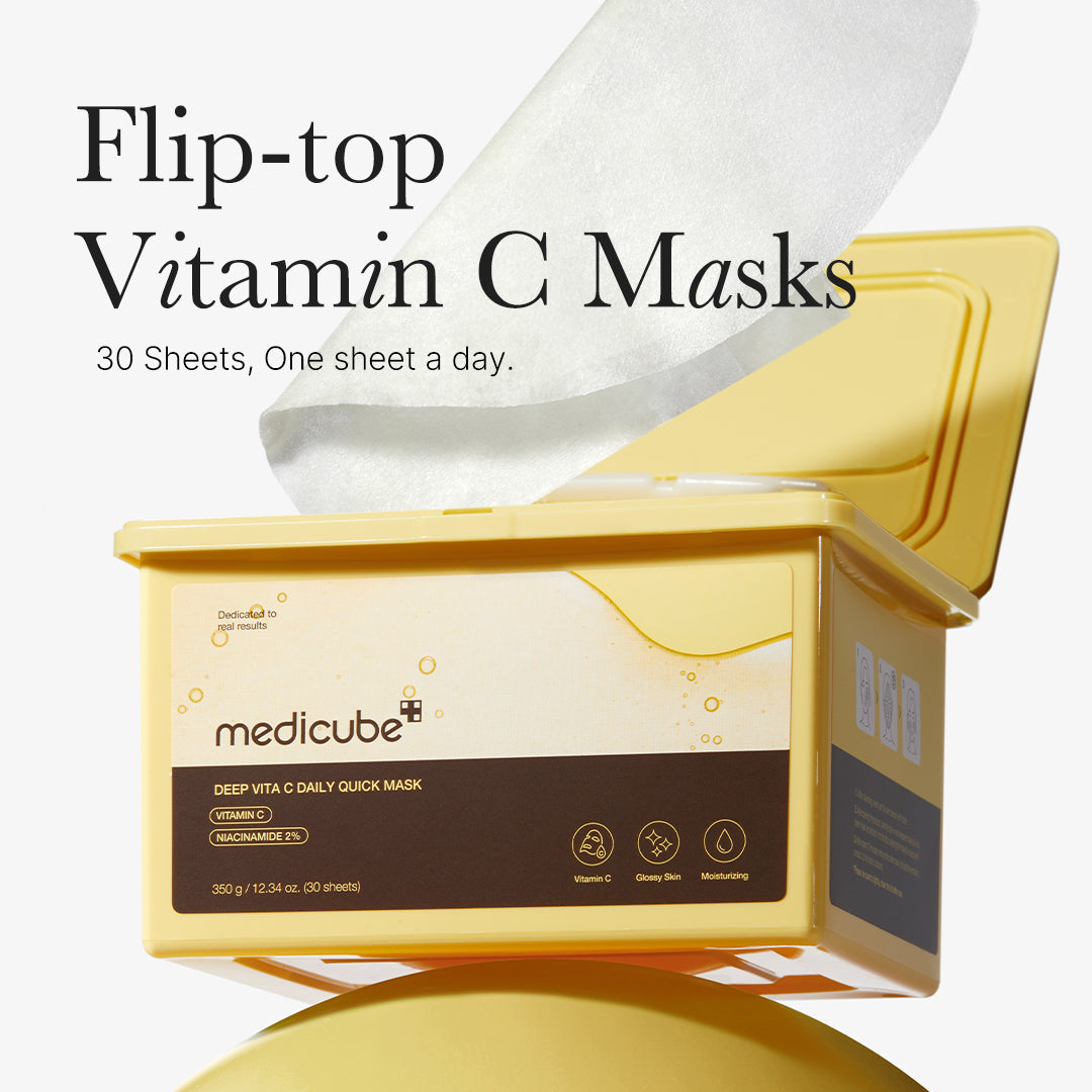 MEDICUBE - Deep Vita C Daily Quick Masks
