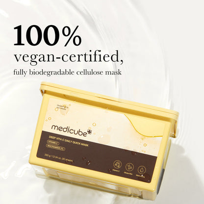 MEDICUBE - Deep Vita C Daily Quick Masks