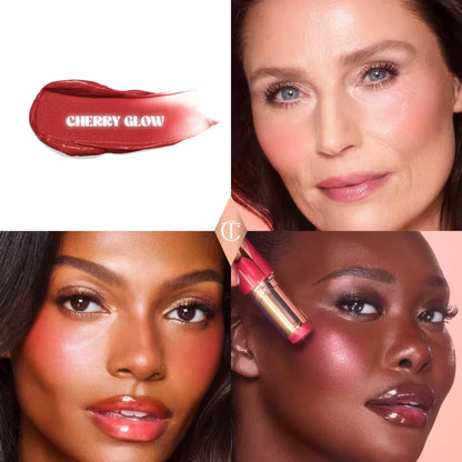 CHARLOTTE TILBURY - Unreal Lip + Cheek Glow Blush Stick - CHERRY GLOW
