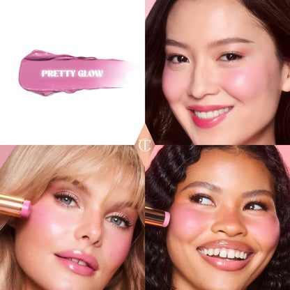 CHARLOTTE TILBURY - Unreal Lip + Cheek Glow Blush Stick - PRETTY GLOW