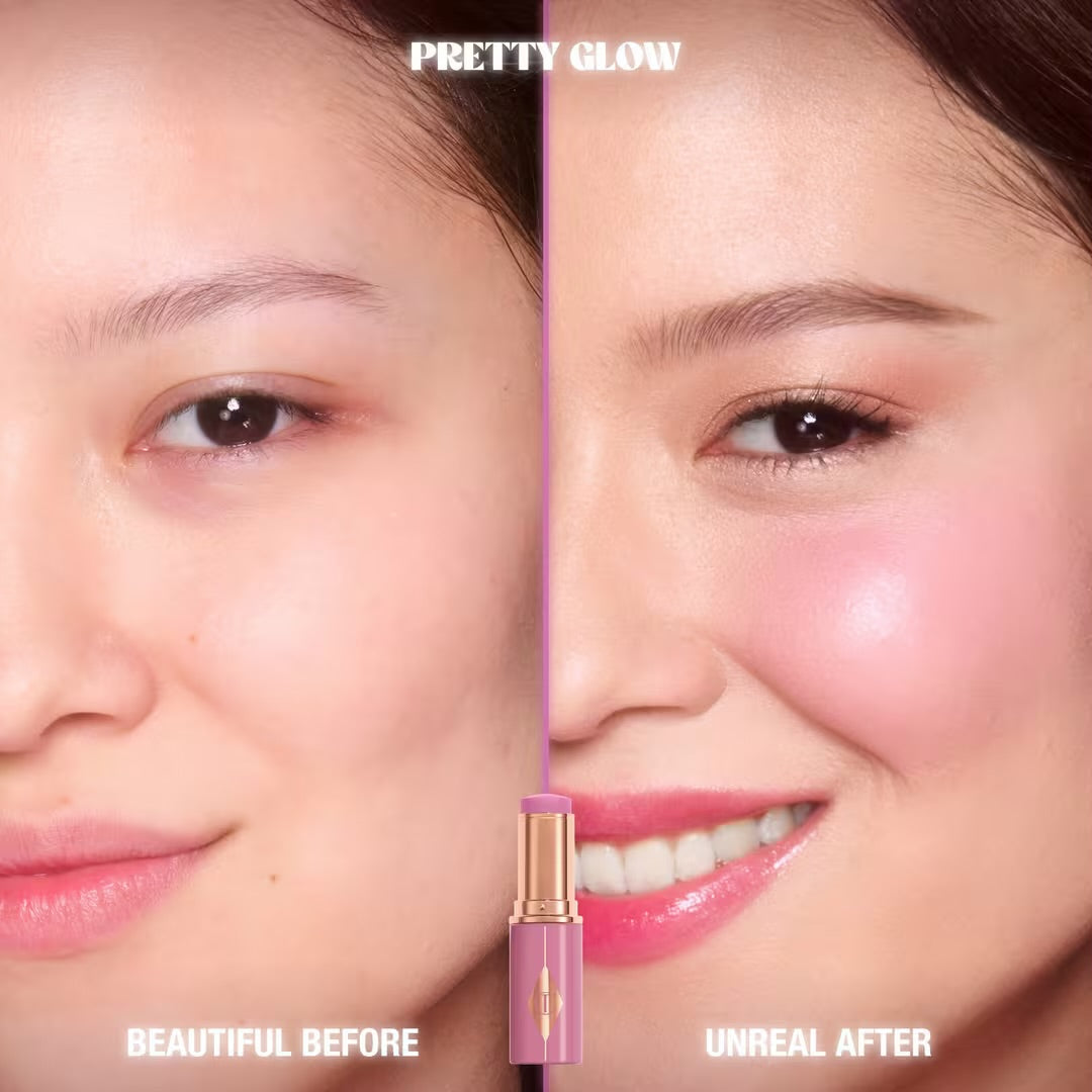 CHARLOTTE TILBURY - Unreal Lip + Cheek Glow Blush Stick - PRETTY GLOW