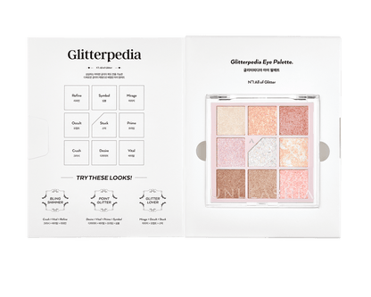 UNLEASHIA - Glitterpedia Eye Palette - All of Glitter No.01