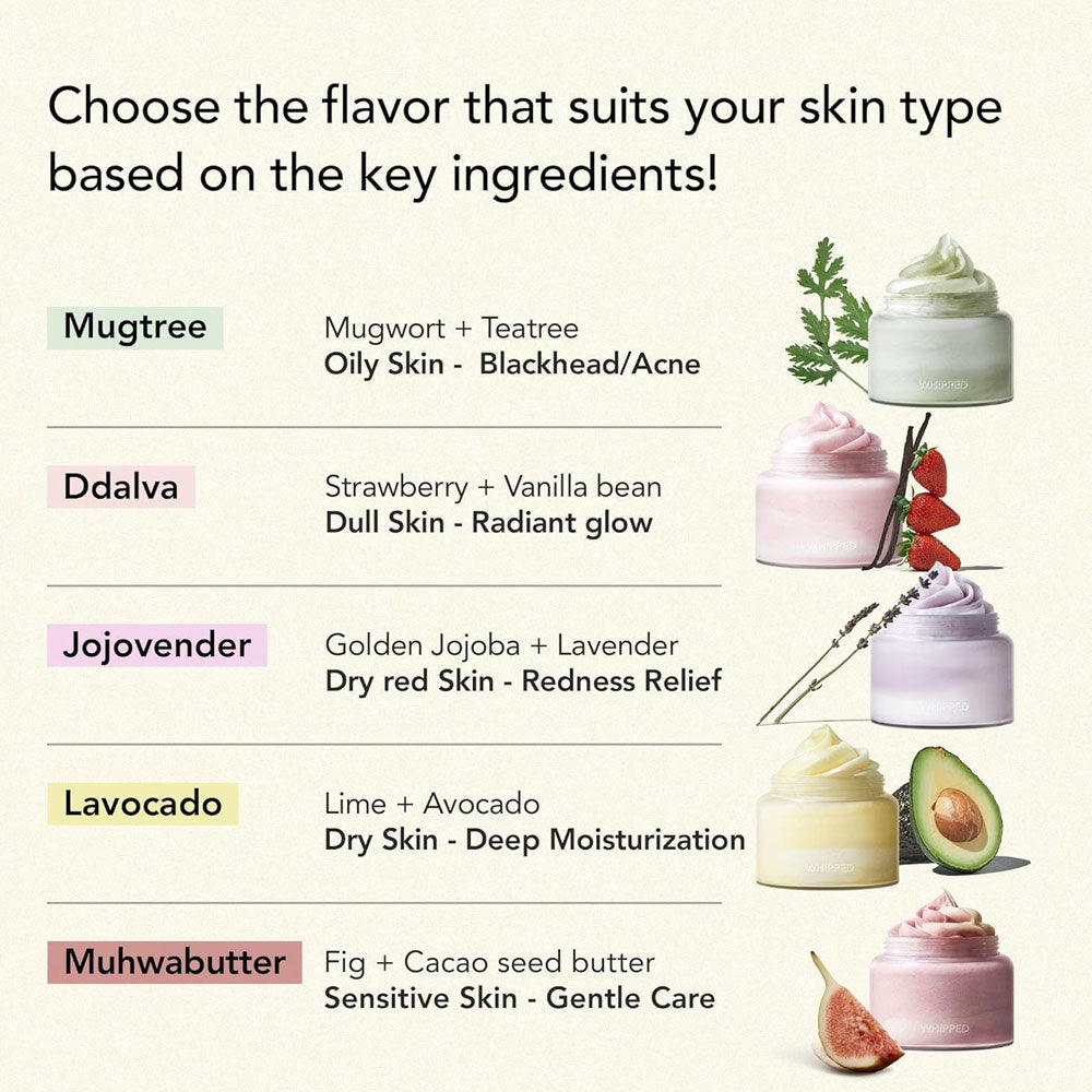 WHIPPED - Vegan Pack Cleanser Jumbo Scent : Ddalva (Strawberry + Vanilla bean)