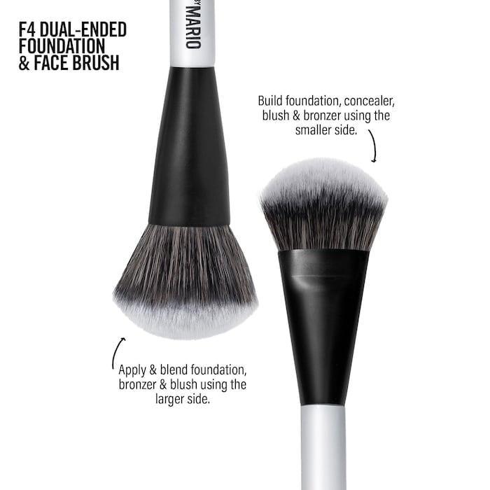 MAKEUP BY MARIO - F4 Dual-Ended Foundation and Face Brush