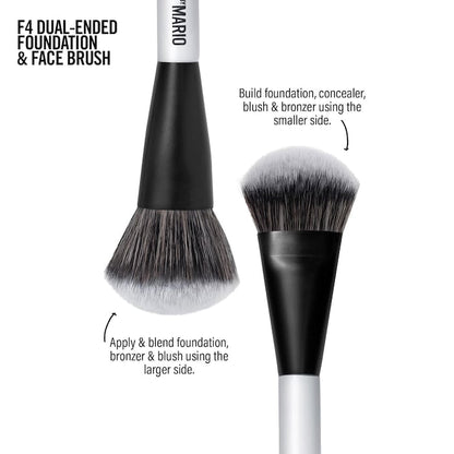 MAKEUP BY MARIO - F4 Dual-Ended Foundation and Face Brush
