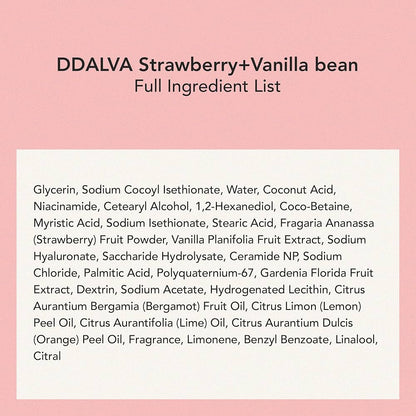 WHIPPED - Vegan Pack Cleanser Jumbo Scent : Ddalva (Strawberry + Vanilla bean)