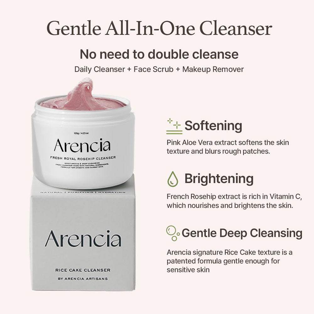 ARENCIA Royal Rosehip Cleanser 120g
