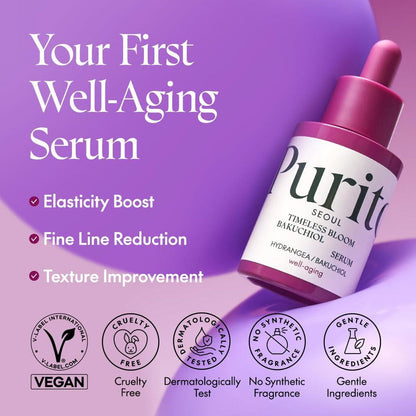 PURITO SEOUL - Timeless Bloom Bakuchiol Serum - 30ml