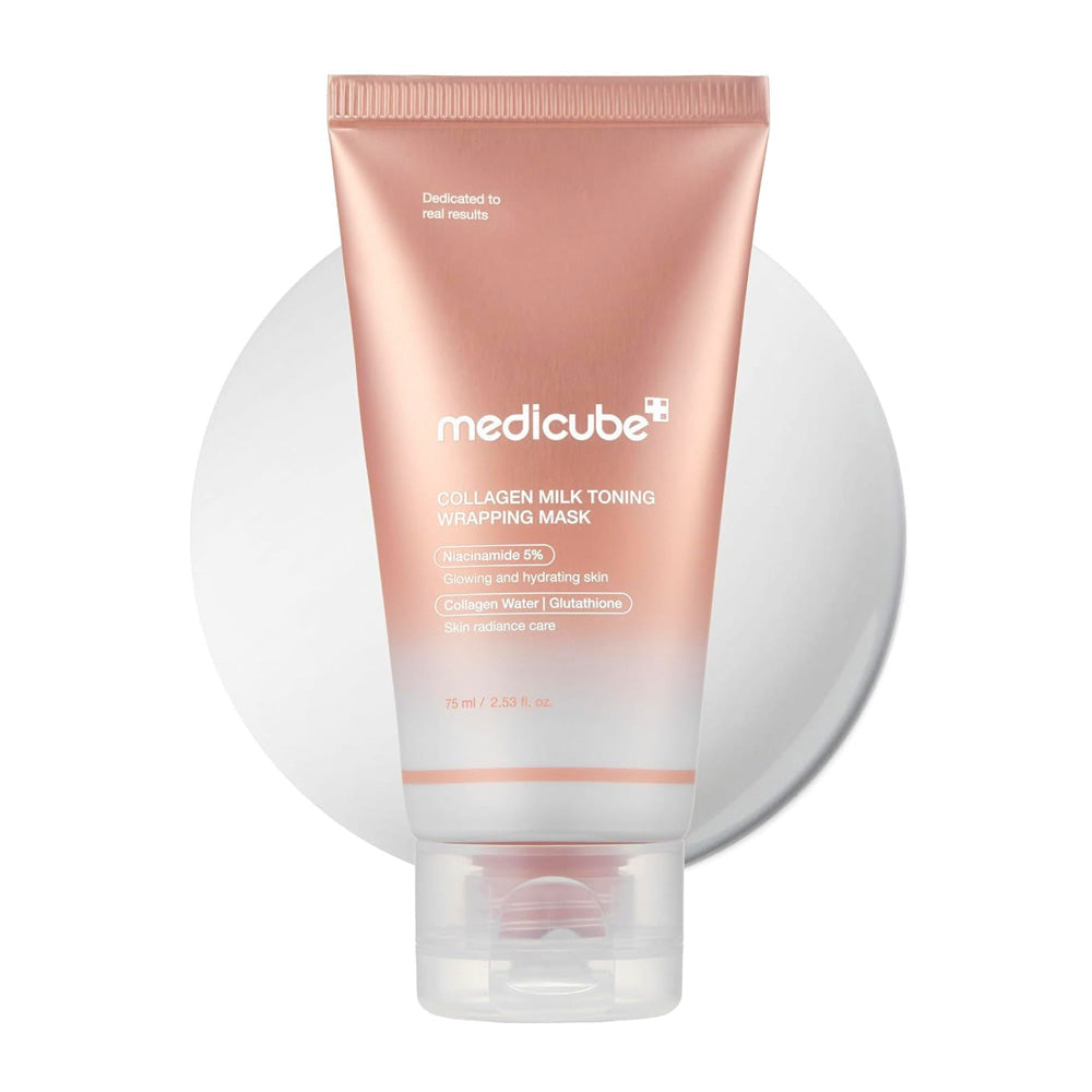 MEDICUBE - Collagen Milk Toning Wrapping Mask - 75ml
