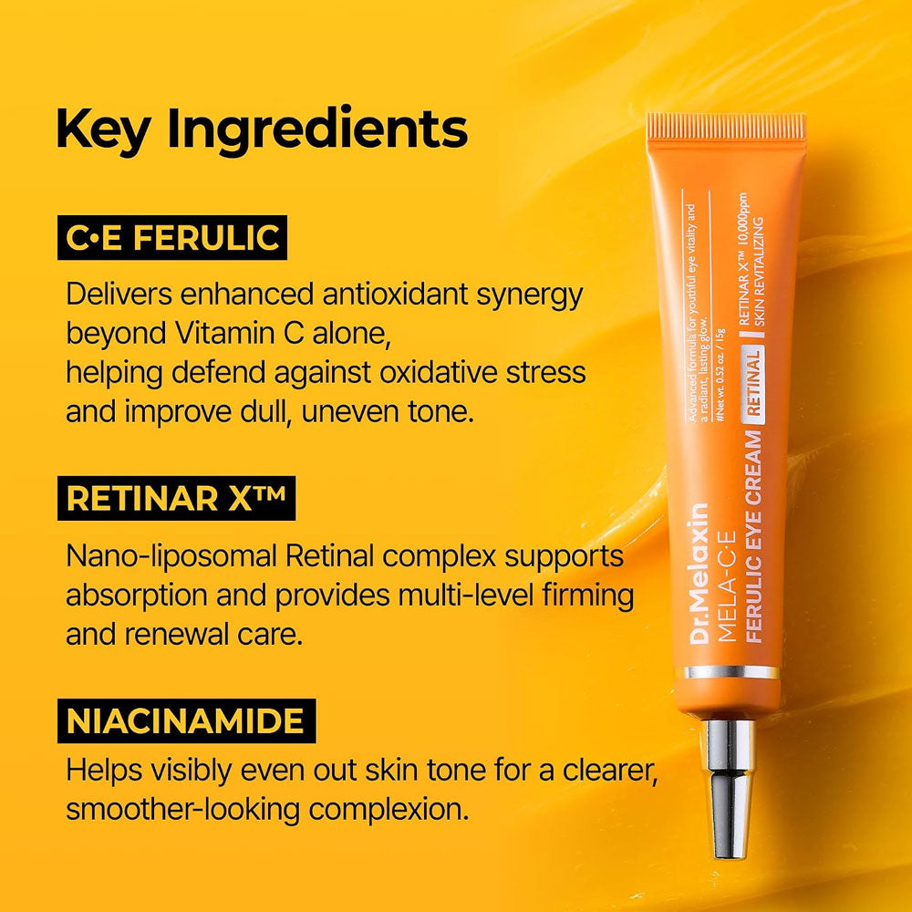 Dr.MELAXIN - Mela C·E Ferulic Eye Cream 15g - Retinal