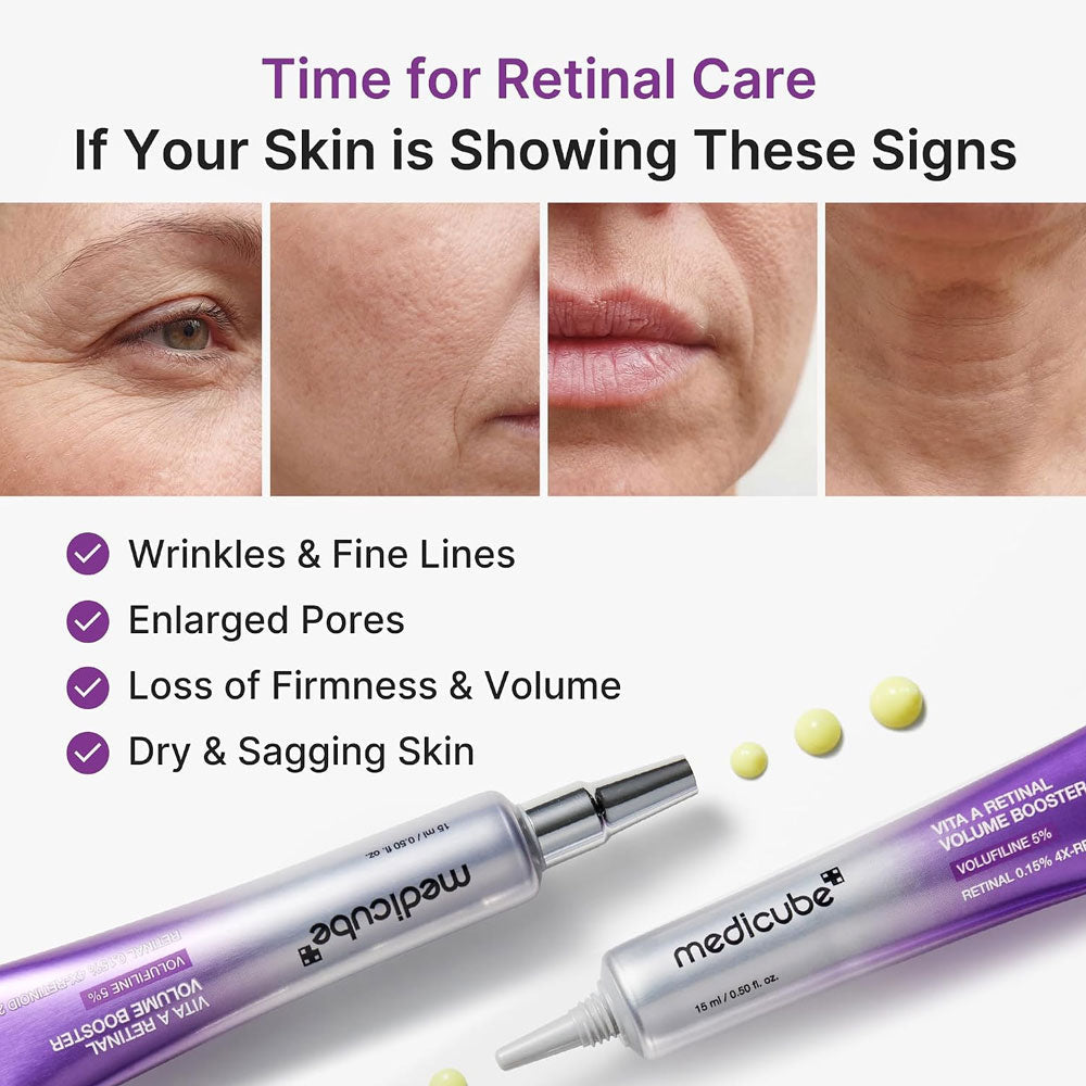 MEDCUBE - Vita A Retinal Volume Booster Serum - 15ml