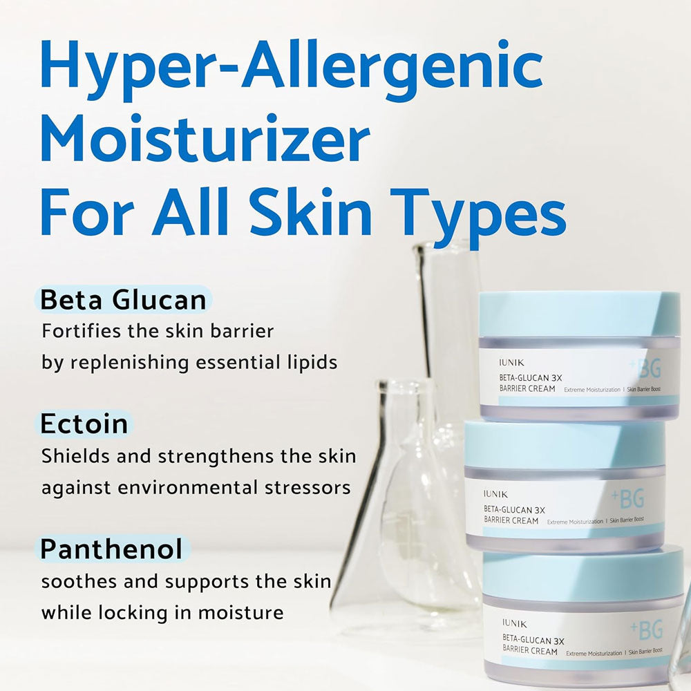 iUNIK - Beta-Glucan 3X Barrier Cream - 50ml