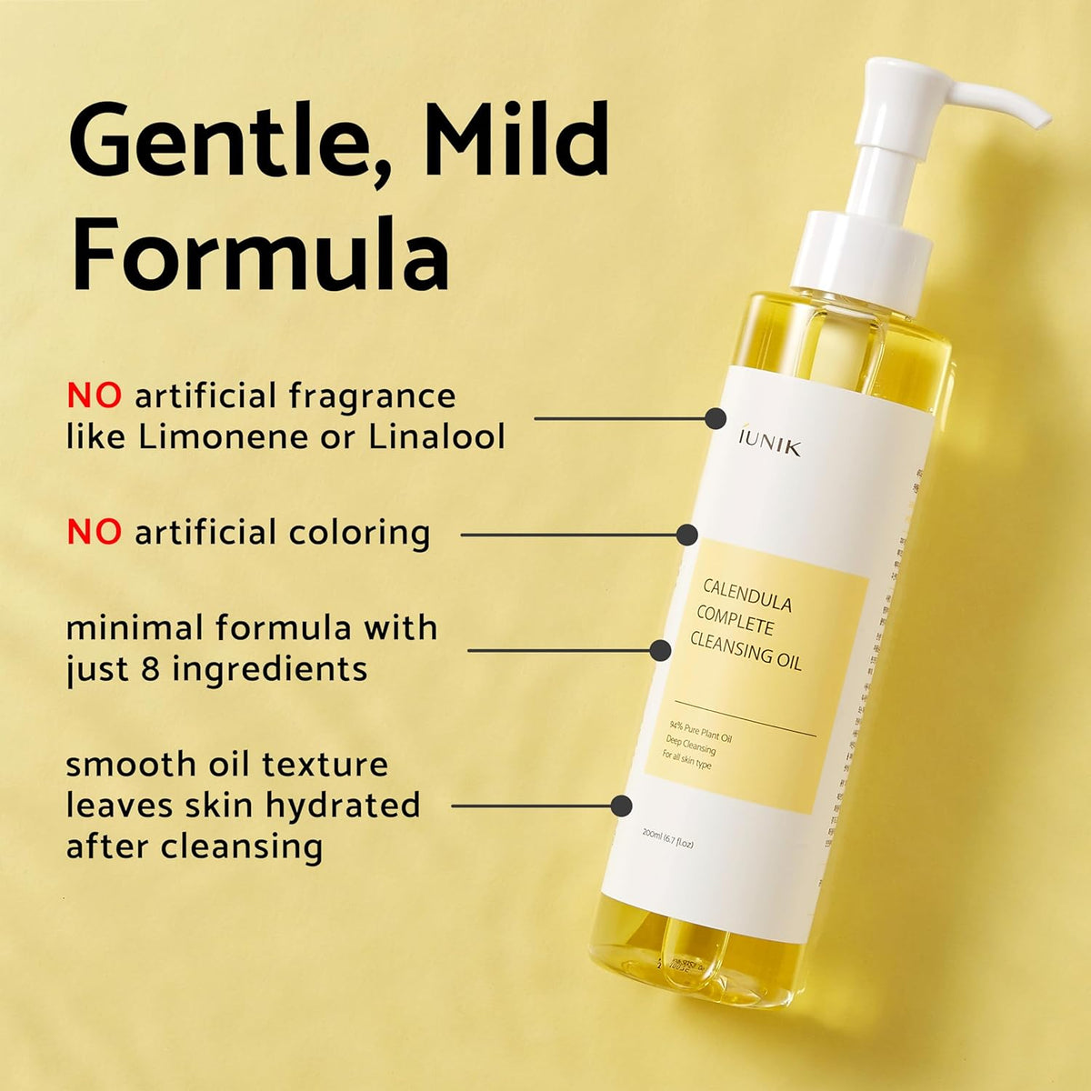 IUNIK - Calendula Cleansing Oil - 200ML