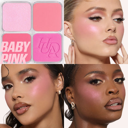 HUDA BEAUTY - Blush Filter Blurring Blushlighters Palette - BABY PINK