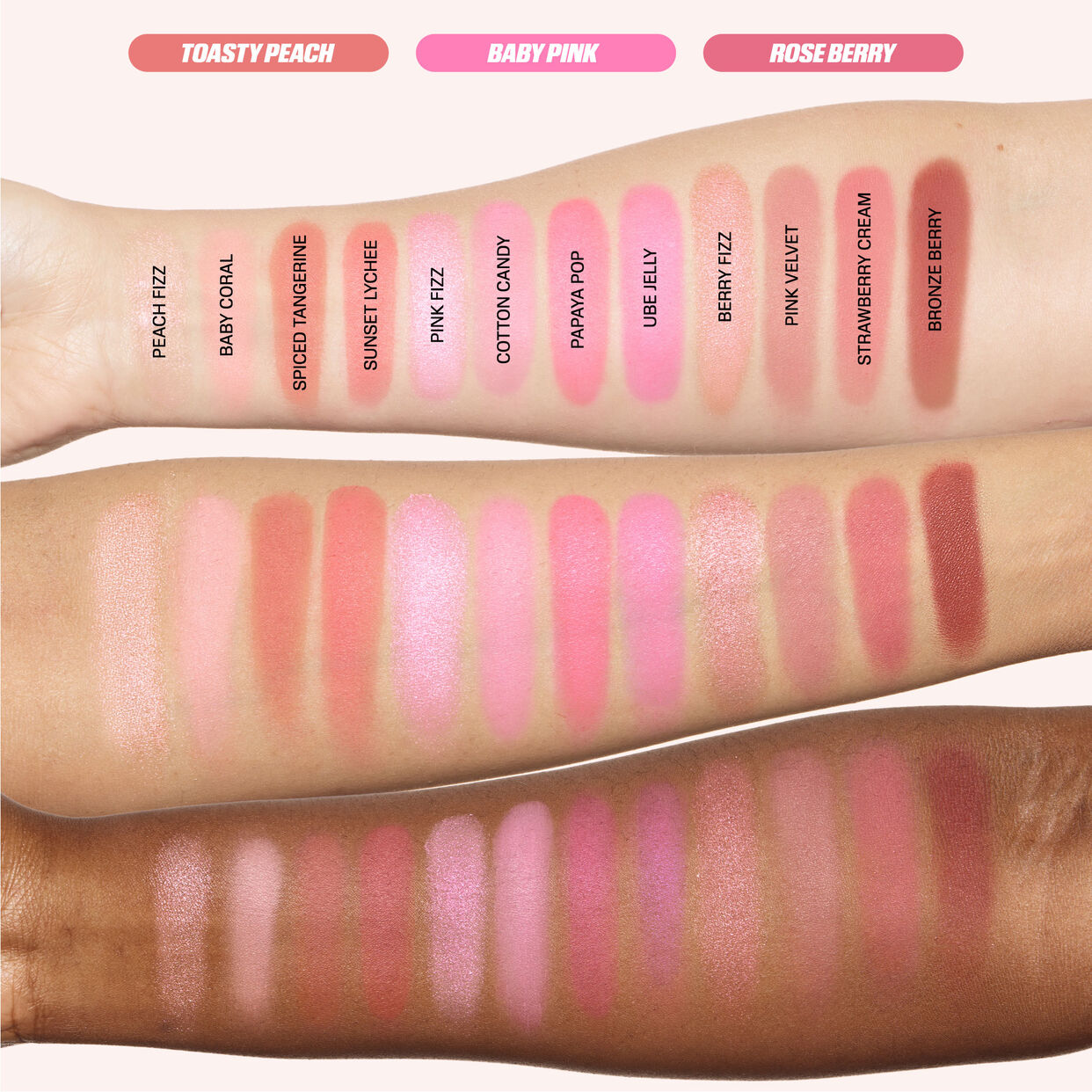 HUDA BEAUTY - Blush Filter Blurring Blushlighters Palette - BABY PINK