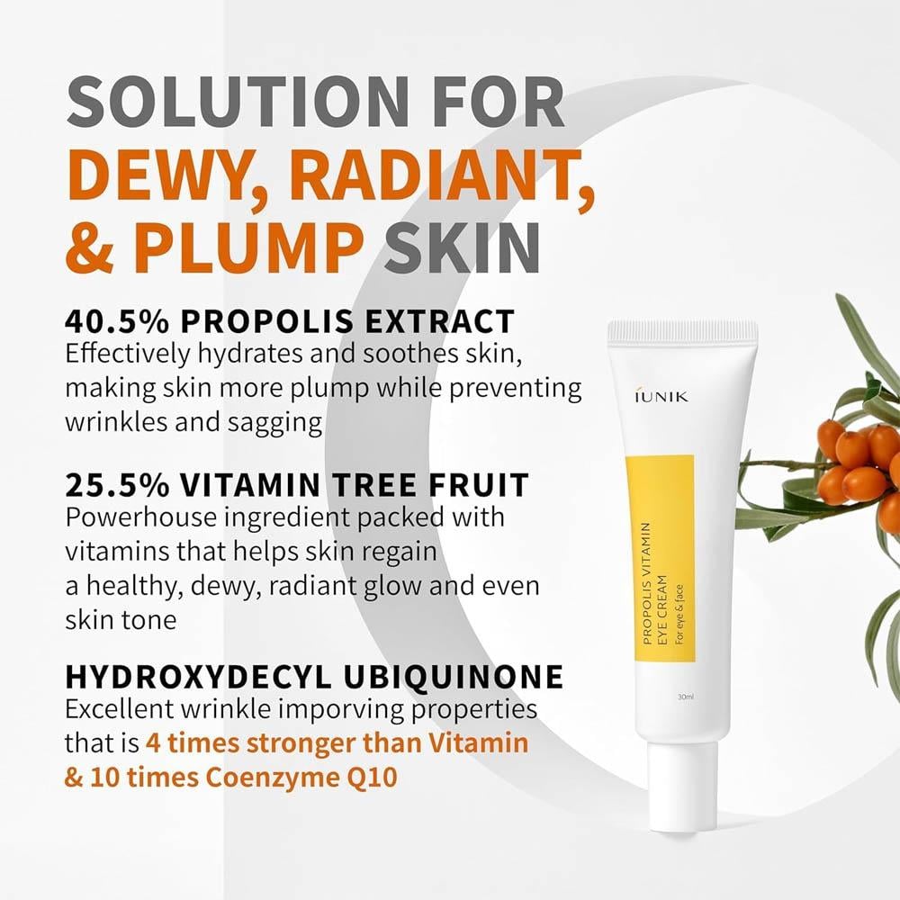 iUNIK - Propolis Vitamin Eye Cream - 30ml