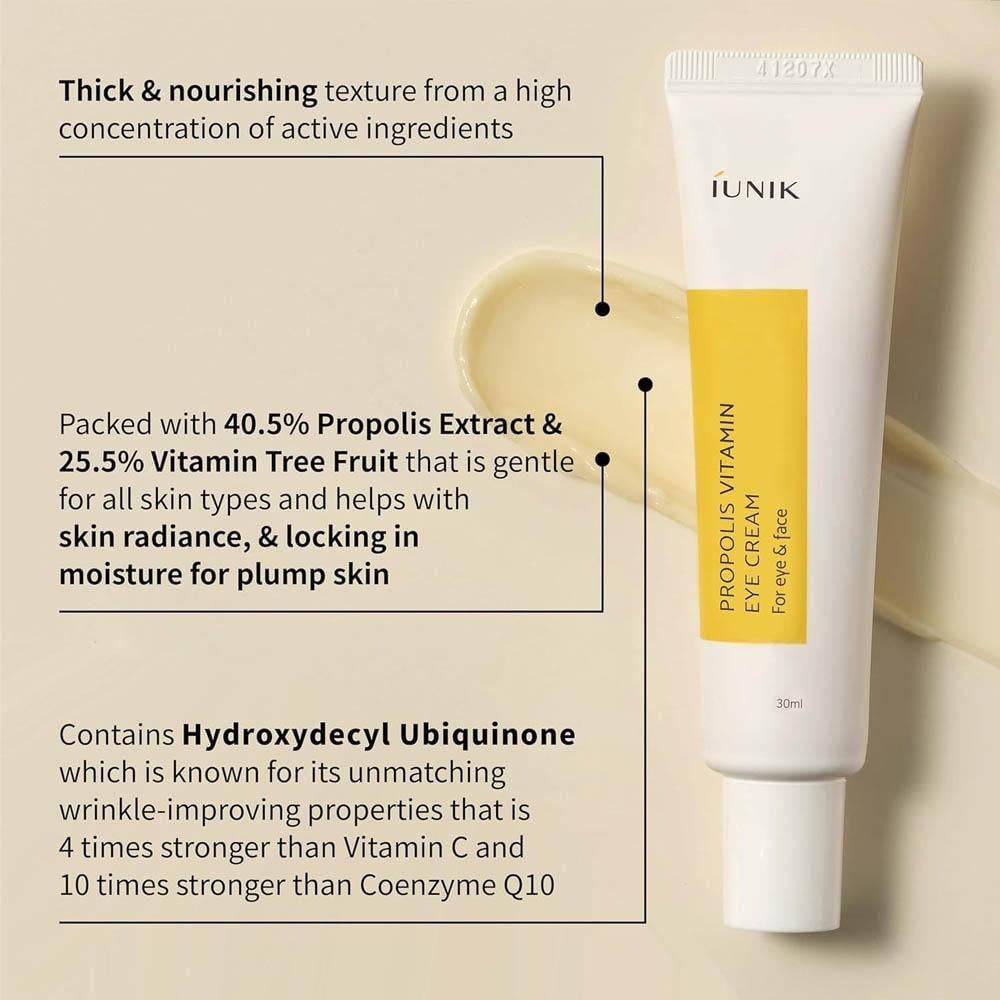 iUNIK - Propolis Vitamin Eye Cream - 30ml