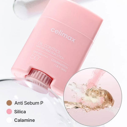 CELIMAX - Oil Control Mattifying Sun Stick - 19g