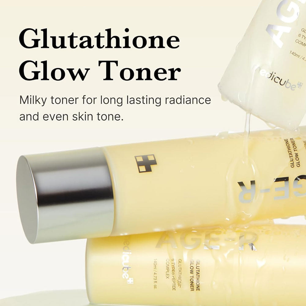 MEDICUBE - AGE-R Glutathione Glow Milk Toner - 140ml